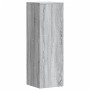 Soportes de plantas madera ingeniería gris Sonoma 33x33x100cm