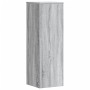 Soportes de plantas madera ingeniería gris Sonoma 33x33x100cm