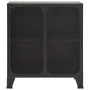 Gray metal and MDF storage cabinet 72x36x82 cm by vidaXL, Lockers and storage cabinets - Ref: Foro24-335908, Price: 95,09 €, ...