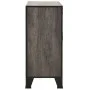 Aufbewahrungsschrank aus grauem Metall und MDF, 72 x 36 x 82 cm von vidaXL, Schließfächer und Lagerschränke - Ref: Foro24-335...