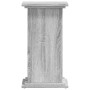 Soporte para planta madera ingeniería gris Sonoma 33x33x60 cm
