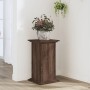 Soportes de plantas madera ingeniería marrón roble 33x33x60 cm en Soportes para macetas | Comprar online en Foro24