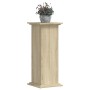 Soportes de plantas madera ingeniería roble Sonoma 33x33x80 cm