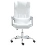 White synthetic leather reclining office chair by vidaXL, Office chairs - Ref: Foro24-349738, Price: 139,72 €, Discount: %