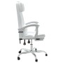 White synthetic leather reclining office chair by vidaXL, Office chairs - Ref: Foro24-349738, Price: 139,72 €, Discount: %