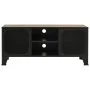 Rustic brown metal and MDF TV stand, 105x36x47 cm by vidaXL, TV Furniture - Ref: Foro24-335909, Price: 90,48 €, Discount: %