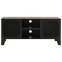 Rustikale TV-Möbel aus braunem Metall und MDF 105x36x47 cm von vidaXL, TV-Möbel - Ref: Foro24-335909, Preis: 91,32 €, Rabatt: %