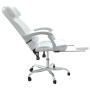 White synthetic leather reclining office chair by vidaXL, Office chairs - Ref: Foro24-349738, Price: 139,72 €, Discount: %