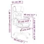 Weißer Bürostuhl aus Kunstleder von vidaXL, Bürostühle - Ref: Foro24-349738, Preis: 131,79 €, Rabatt: %