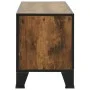 Rustic brown metal and MDF TV stand, 105x36x47 cm by vidaXL, TV Furniture - Ref: Foro24-335909, Price: 90,48 €, Discount: %