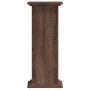Soportes de plantas madera ingeniería marrón roble 33x33x80 cm