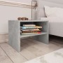 Mesita de noche madera contrachapada gris hormigón 40x30x30 cm de vidaXL, Mesitas de noche - Ref: Foro24-800071, Precio: 29,0...