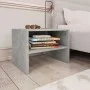 Betongrauer Nachttisch aus Sperrholz, 40 x 30 x 30 cm von vidaXL, Nachttische - Ref: Foro24-800071, Preis: 29,03 €, Rabatt: %