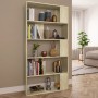 Regal aus Sonoma-Eichensperrholz, 80 x 24 x 159 cm von vidaXL, Bücherregale und Regale - Ref: Foro24-800102, Preis: 74,15 €, ...