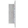 Bathroom mirror cabinet LED light acrylic concrete gray 40x12x45 cm by vidaXL, bathroom vanities - Ref: Foro24-804952, Price:...