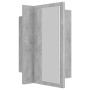 Bathroom mirror cabinet LED light acrylic concrete gray 40x12x45 cm by vidaXL, bathroom vanities - Ref: Foro24-804952, Price:...