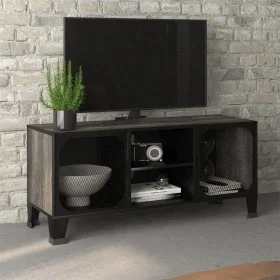 TV-Schrank aus Metall und grauem MDF, 105 x 36 x 47 cm von vidaXL, TV-Möbel - Ref: Foro24-335910, Preis: 90,23 €, Rabatt: %