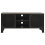 TV-Schrank aus Metall und grauem MDF, 105 x 36 x 47 cm von vidaXL, TV-Möbel - Ref: Foro24-335910, Preis: 91,05 €, Rabatt: %