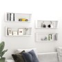 Cube wall shelves 4 pcs white plywood 80x15x26.5 cm by vidaXL, Shelves and shelves - Ref: Foro24-807107, Price: 63,42 €, Disc...