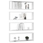 Cube wall shelves 4 pcs white plywood 80x15x26.5 cm by vidaXL, Shelves and shelves - Ref: Foro24-807107, Price: 63,42 €, Disc...