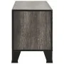Metal and gray MDF TV cabinet 105x36x47 cm by vidaXL, TV Furniture - Ref: Foro24-335910, Price: 90,23 €, Discount: %