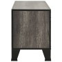 TV-Schrank aus Metall und grauem MDF, 105 x 36 x 47 cm von vidaXL, TV-Möbel - Ref: Foro24-335910, Preis: 91,05 €, Rabatt: %