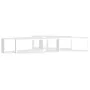 Estantes cubo de pared 4 uds contrachapado blanco 80x15x26,5 cm de vidaXL, Estantes y estanterías - Ref: Foro24-807107, Preci...
