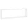 Estantes cubo de pared 4 uds contrachapado blanco 80x15x26,5 cm de vidaXL, Estantes y estanterías - Ref: Foro24-807107, Preci...