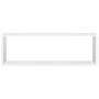 Estantes cubo de pared 4 uds contrachapado blanco 80x15x26,5 cm de vidaXL, Estantes y estanterías - Ref: Foro24-807107, Preci...