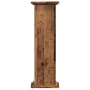 Soportes de plantas madera ingeniería envejecida 33x33x100 cm