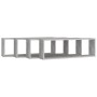 Wandregal 4 Stück betongraues Sperrholz 80x15x26,5cm von vidaXL, Regale und Regale - Ref: Foro24-807119, Preis: 49,05 €, Raba...