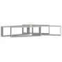 Wall shelf 4 pcs concrete gray plywood 80x15x26.5cm by vidaXL, Shelves and shelves - Ref: Foro24-807119, Price: 50,80 €, Disc...