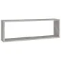 Wall shelf 4 pcs concrete gray plywood 80x15x26.5cm by vidaXL, Shelves and shelves - Ref: Foro24-807119, Price: 50,80 €, Disc...