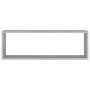 Wall shelf 4 pcs concrete gray plywood 80x15x26.5cm by vidaXL, Shelves and shelves - Ref: Foro24-807119, Price: 50,80 €, Disc...