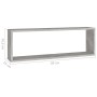 Wandregal 4 Stück betongraues Sperrholz 80x15x26,5cm von vidaXL, Regale und Regale - Ref: Foro24-807119, Preis: 49,05 €, Raba...