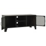 TV-Schrank aus Metall und grauem MDF, 105 x 36 x 47 cm von vidaXL, TV-Möbel - Ref: Foro24-335910, Preis: 91,05 €, Rabatt: %