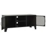 TV-Schrank aus Metall und grauem MDF, 105 x 36 x 47 cm von vidaXL, TV-Möbel - Ref: Foro24-335910, Preis: 90,23 €, Rabatt: %