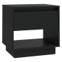 Black plywood nightstand 45x34x44 cm by vidaXL, Nightstands - Ref: Foro24-809514, Price: 45,27 €, Discount: %