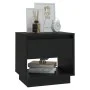 Mesita de noche madera contrachapada negro 45x34x44 cm de vidaXL, Mesitas de noche - Ref: Foro24-809514, Precio: 44,56 €, Des...