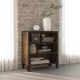 Rustic brown metal and MDF storage cabinet 72x36x82 cm by vidaXL, Lockers and storage cabinets - Ref: Foro24-335911, Price: 1...