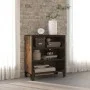 Rustic brown metal and MDF storage cabinet 72x36x82 cm by vidaXL, Lockers and storage cabinets - Ref: Foro24-335911, Price: 1...