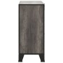 Aufbewahrungsschrank aus grauem Metall und MDF, 72 x 36 x 82 cm von vidaXL, Schließfächer und Lagerschränke - Ref: Foro24-335...