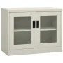 Light gray steel office cabinet 90x40x70 cm by vidaXL, Lockers and storage cabinets - Ref: Foro24-335927, Price: 96,96 €, Dis...