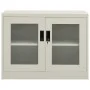 Light gray steel office cabinet 90x40x70 cm by vidaXL, Lockers and storage cabinets - Ref: Foro24-335927, Price: 96,96 €, Dis...