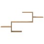 Estante de pared madera ingeniería roble artisian 104x15x49 cm