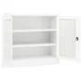 Büroschrank aus weißem Stahl, 90 x 40 x 90 cm von vidaXL, Schließfächer und Lagerschränke - Ref: Foro24-335930, Preis: 160,51...