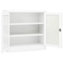 Büroschrank aus weißem Stahl, 90 x 40 x 90 cm von vidaXL, Schließfächer und Lagerschränke - Ref: Foro24-335930, Preis: 162,67...