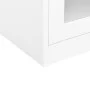 White steel office cabinet 90x40x90 cm by vidaXL, Lockers and storage cabinets - Ref: Foro24-335930, Price: 160,51 €, Discoun...