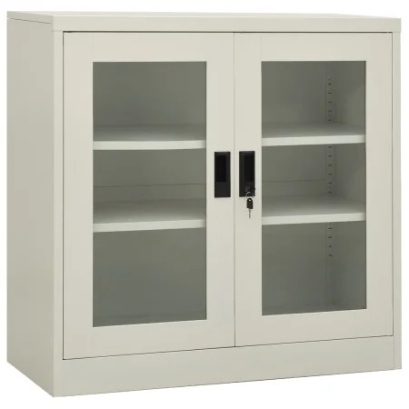 Light gray steel office cabinet 90x40x90cm by vidaXL, Lockers and storage cabinets - Ref: Foro24-335931, Price: 107,24 €, Dis...
