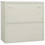 Light gray steel office cabinet 90x40x90cm by vidaXL, Lockers and storage cabinets - Ref: Foro24-335931, Price: 107,24 €, Dis...